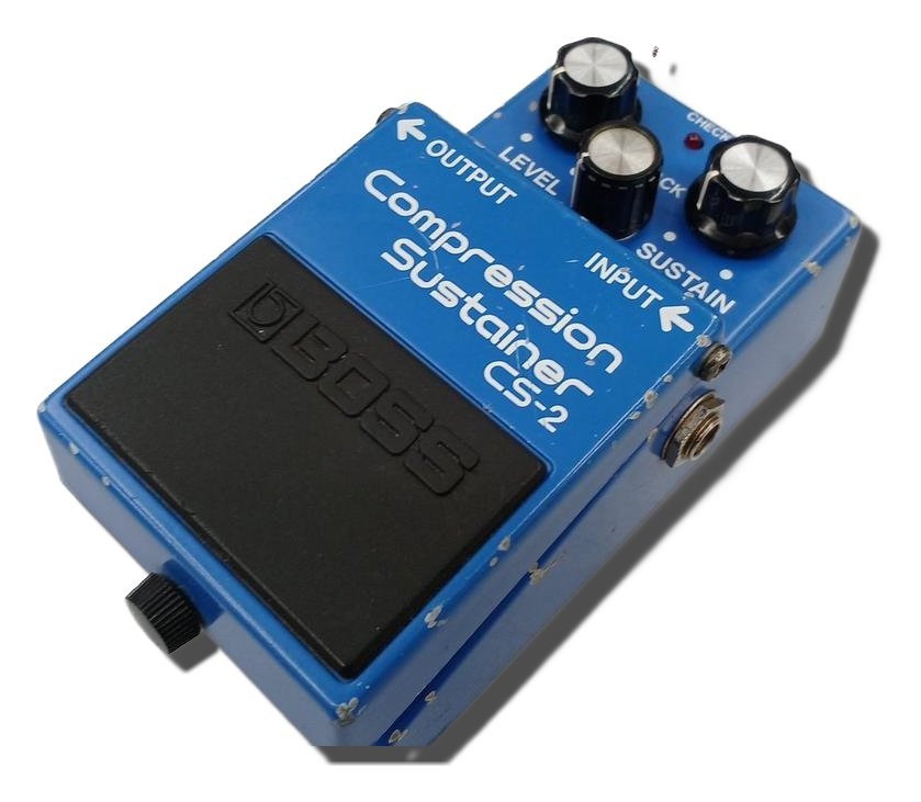 Boss CS-2 Mod Compressor Effects Pedal Tested & Works 12184