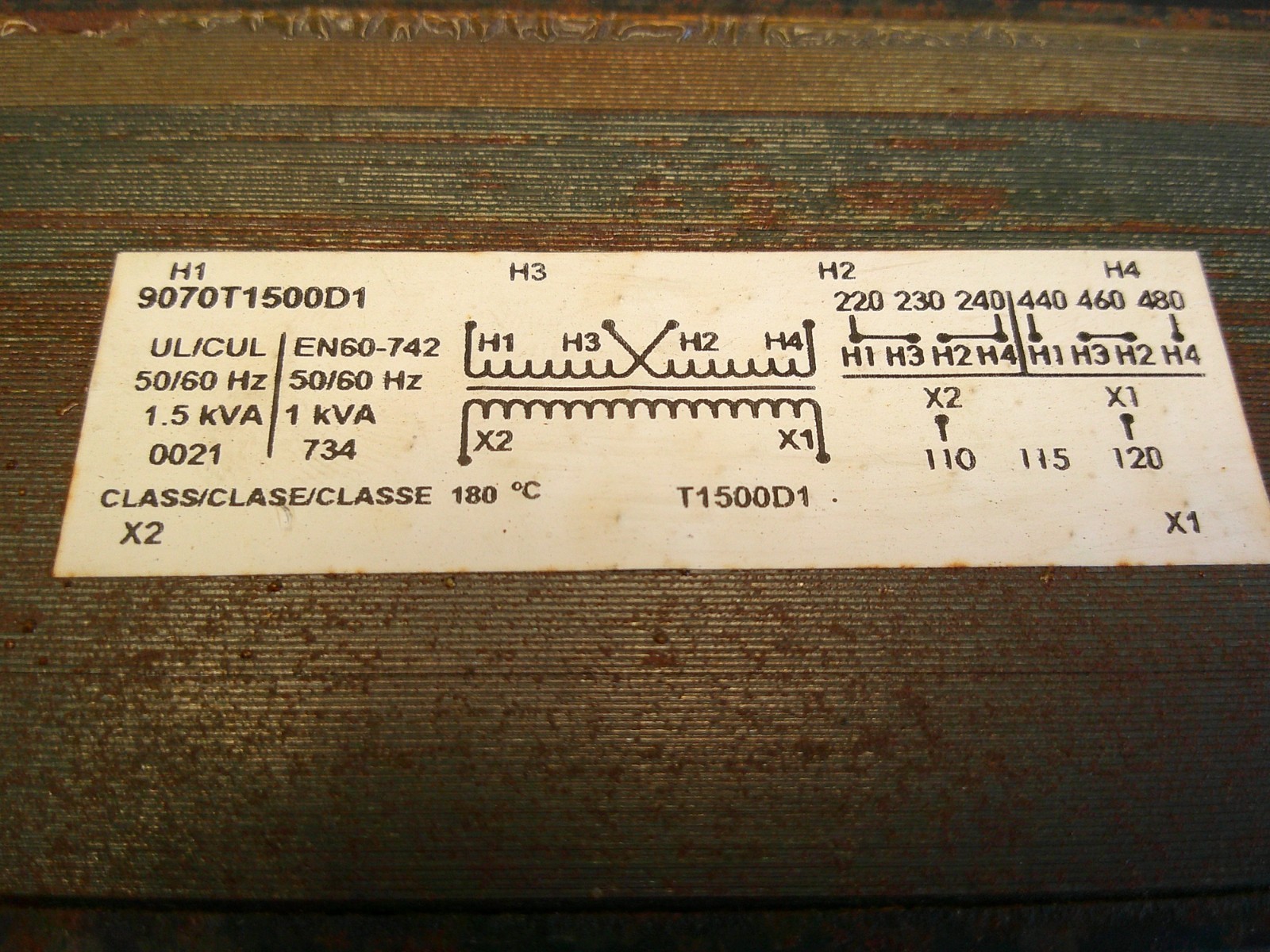 Square D 9070T1500D1 Transformer
