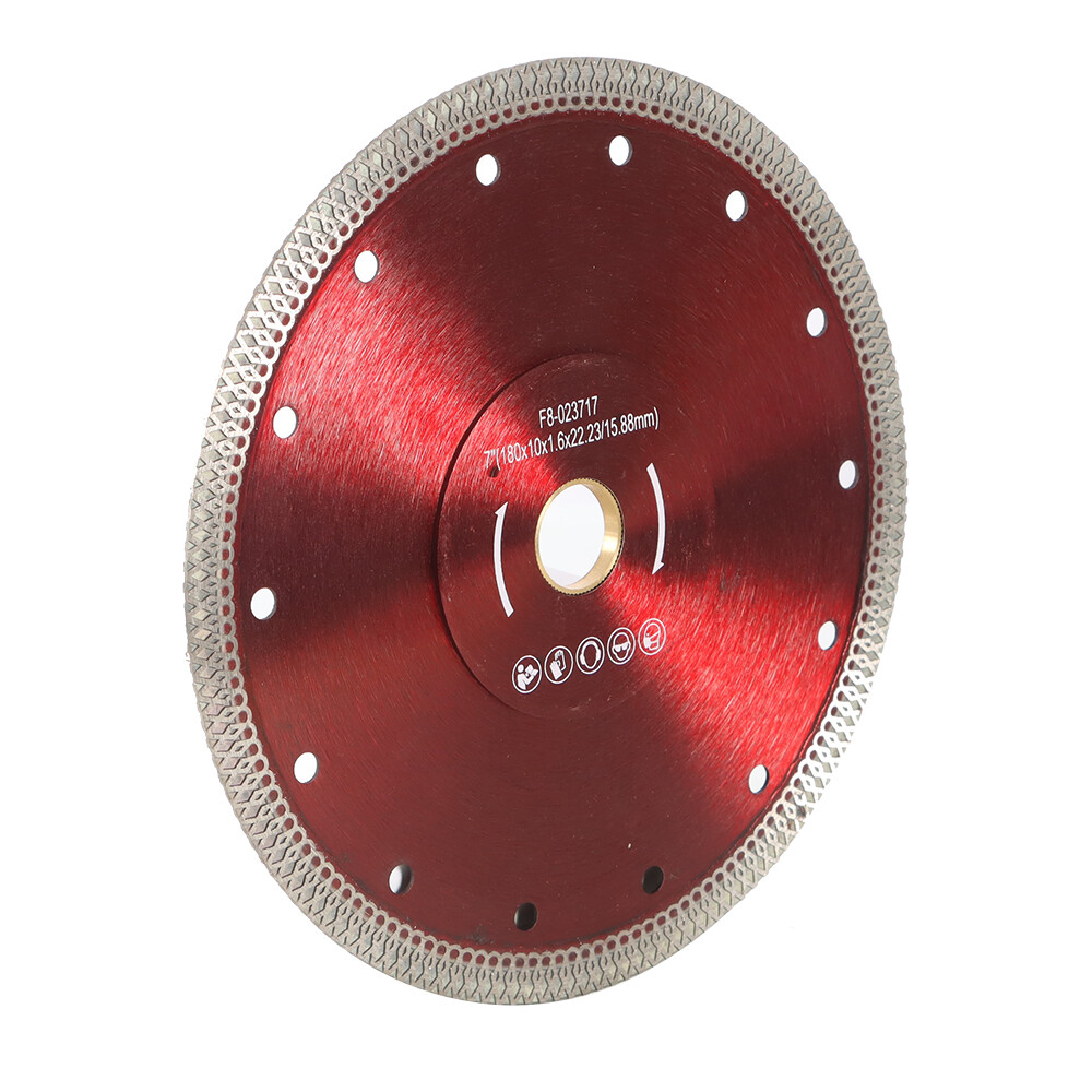 Super Thin Diamond Porcelain Cutting Blade Tile Blade For Cutting 7 inch Red