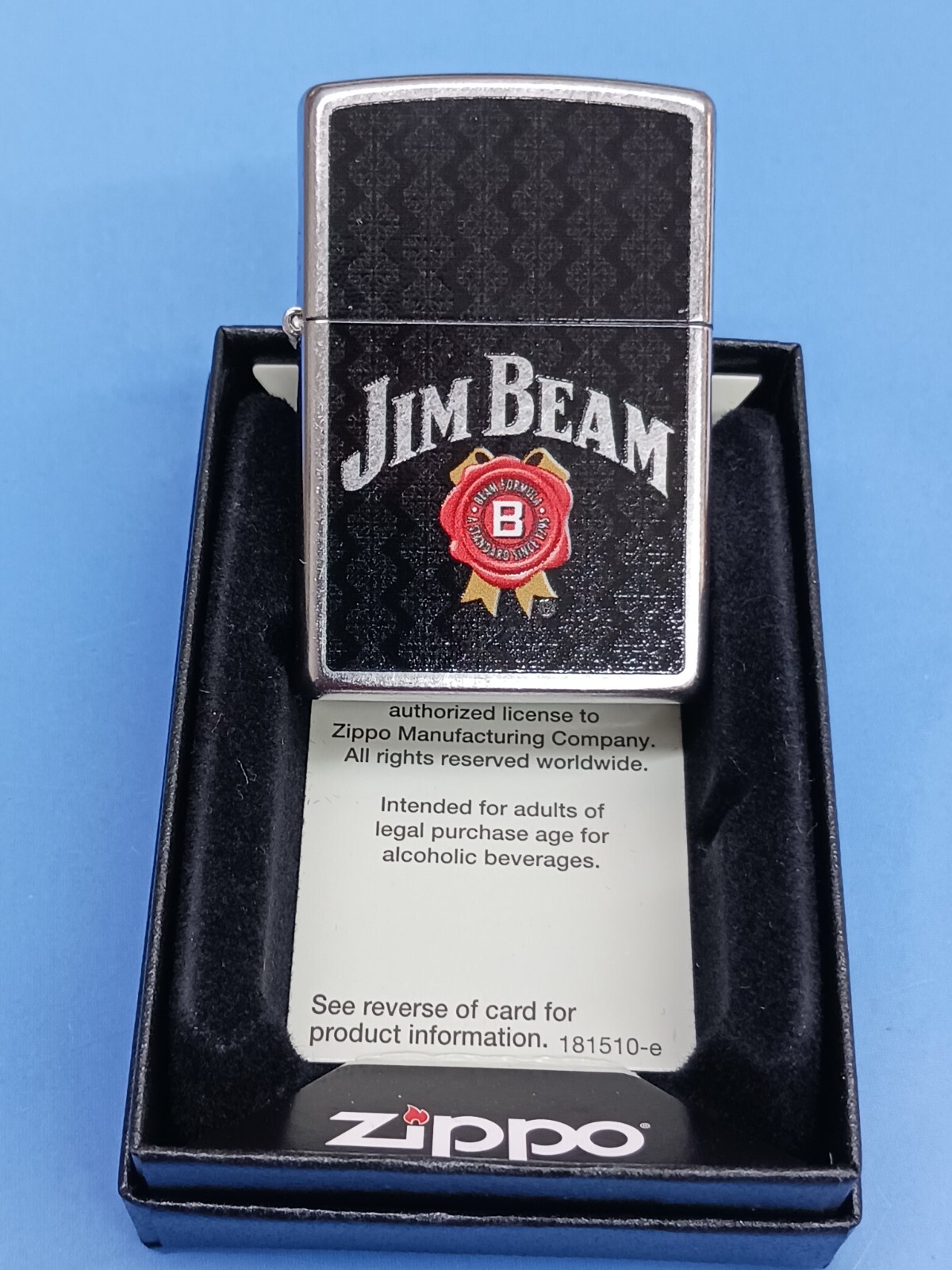 Zippo Jim Beam Street Chrome 28420