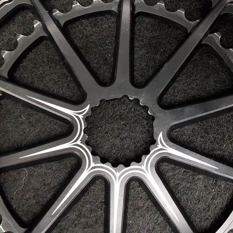 CANNONDALE SPIDERING 53/39D Plates (Ref 1439)