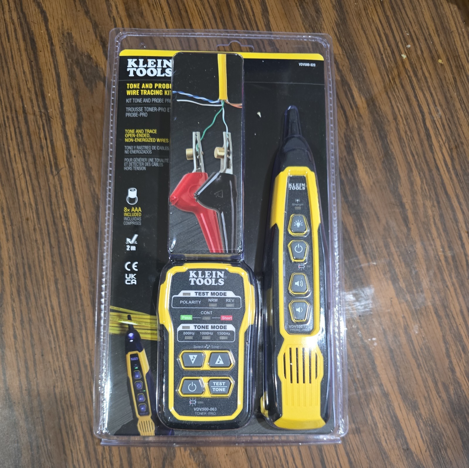 New Klein Tools VDV500-820 60V Tone And Probe Wire Tracing Kit
