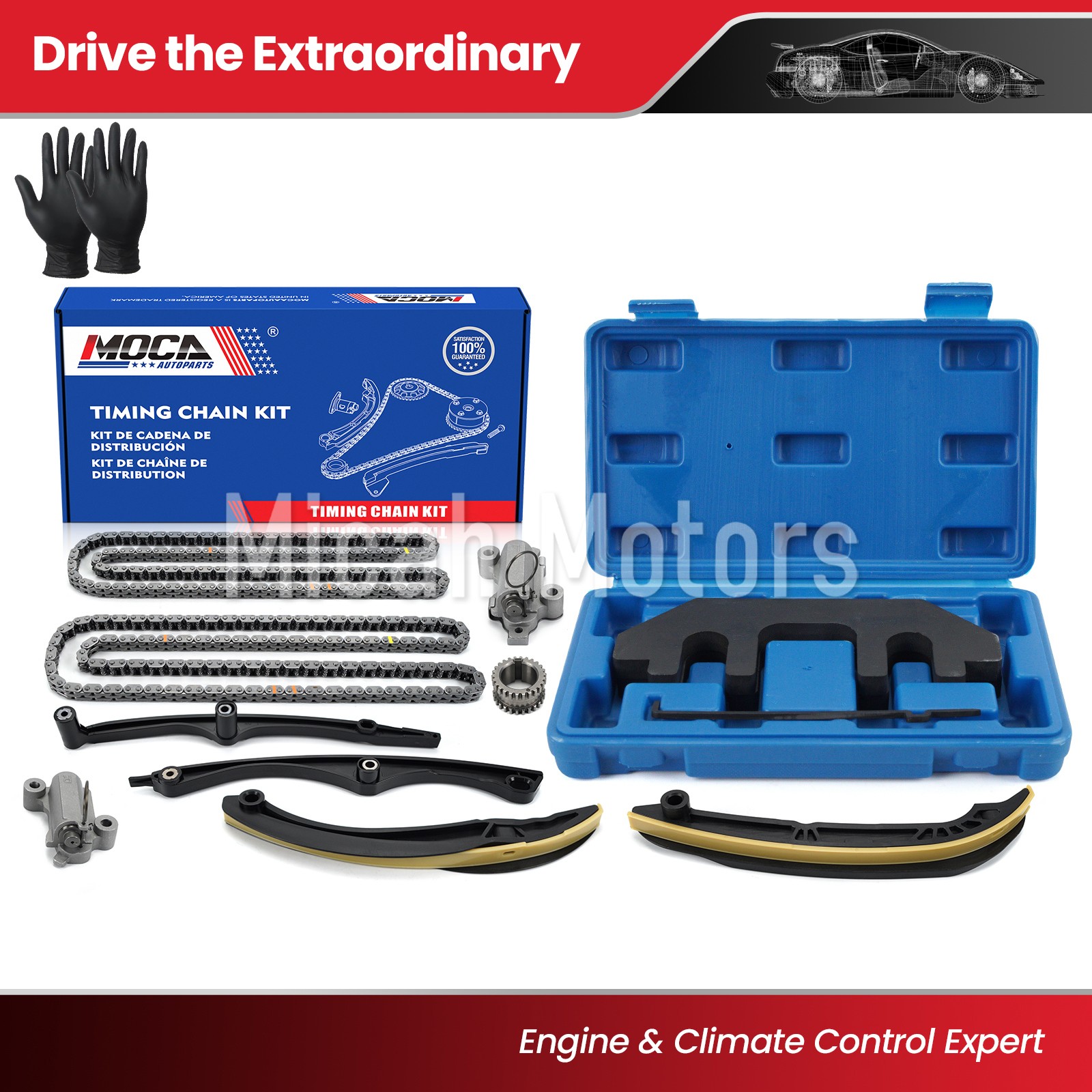 Timing Chain Kit w/ Camshaft Holding Tool for 2017-2018 Ford F-150 3.5L V6 Turbo