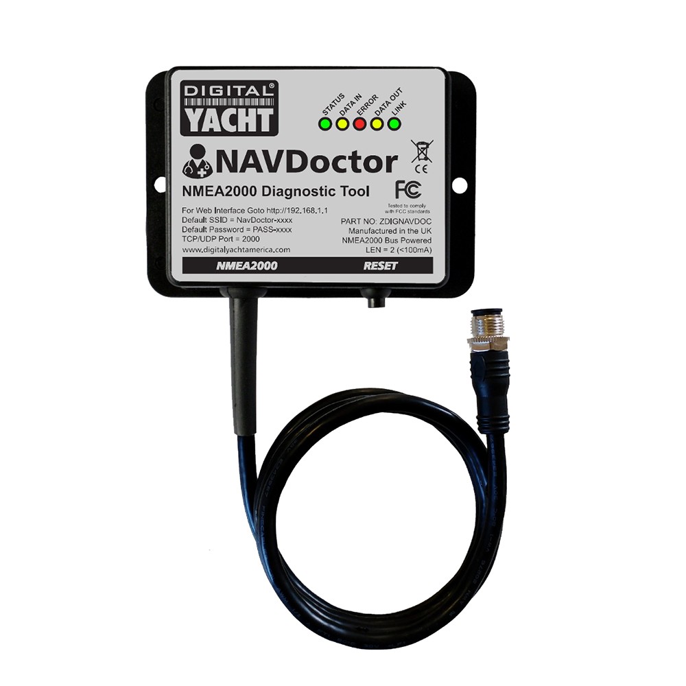 Digital Yacht NAVDoctor NMEA Network Diagnostic Tool ZDIGNAVDOC UPC 703791696192