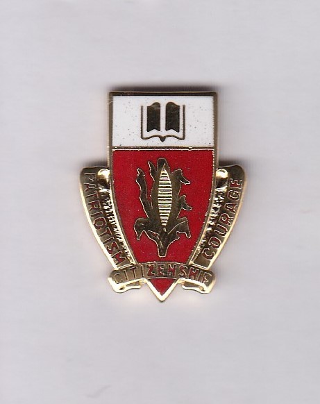US Army ROTC University of Nebraska crest DUI badge G-23