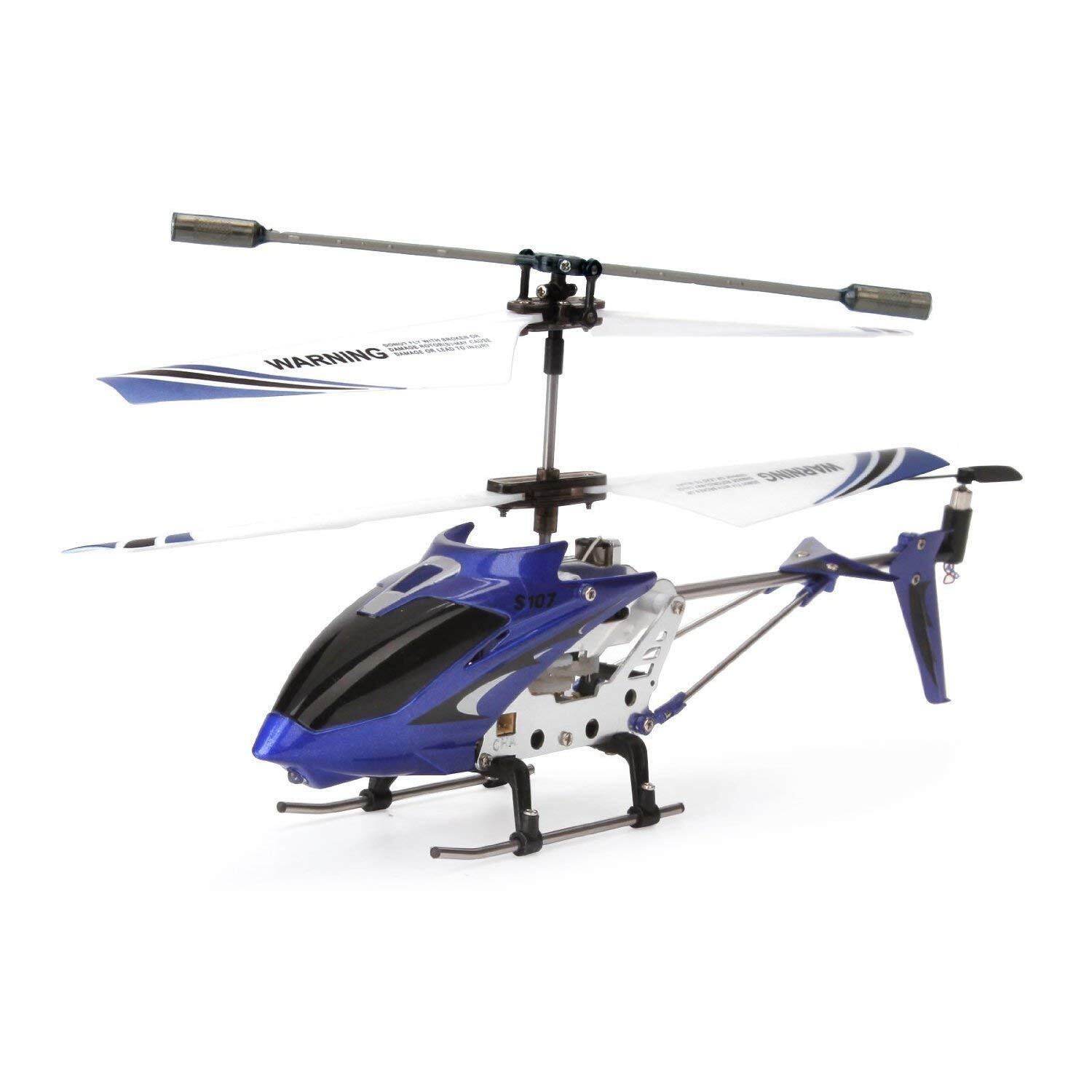 Syma S107G RC Helicopter 3.5CH Remote Control Helicopter w Gyro Kids Gift Blue