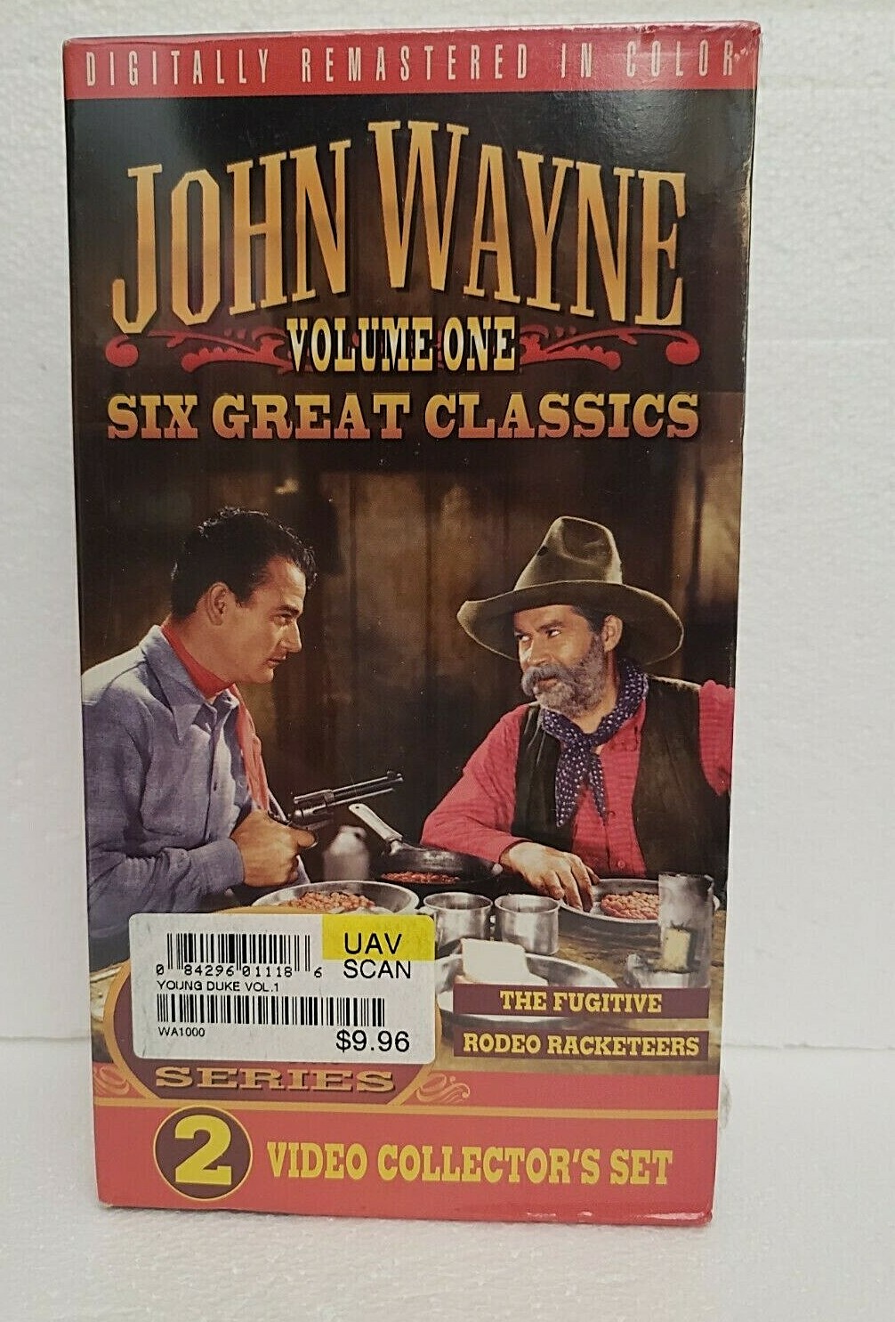 JOHN WAYNE~ 6 GREAT VHS CLASSICS ~ YOUNG DUKE SERIES ~ BRAND NEW FACTORY SEALED