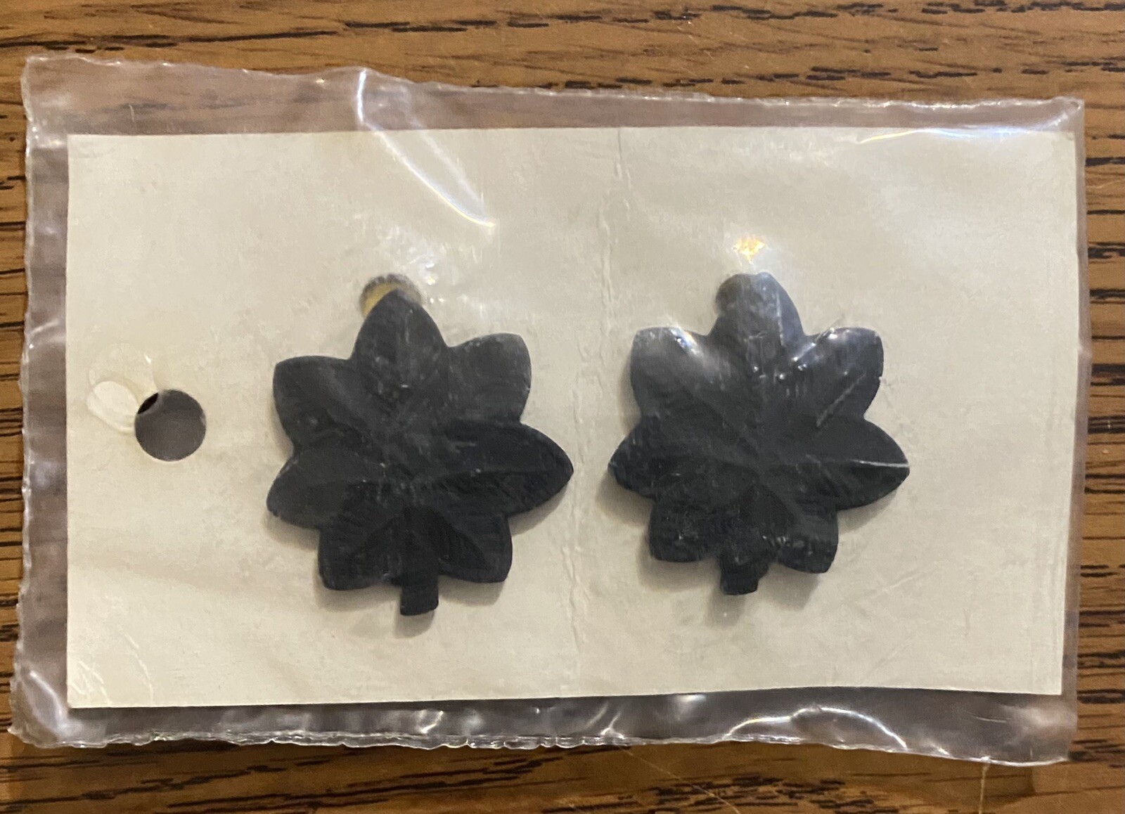 US Army Rank Insignia Lt Colonel Subued Vietnam Era 1 Pair Collar Pinback USA