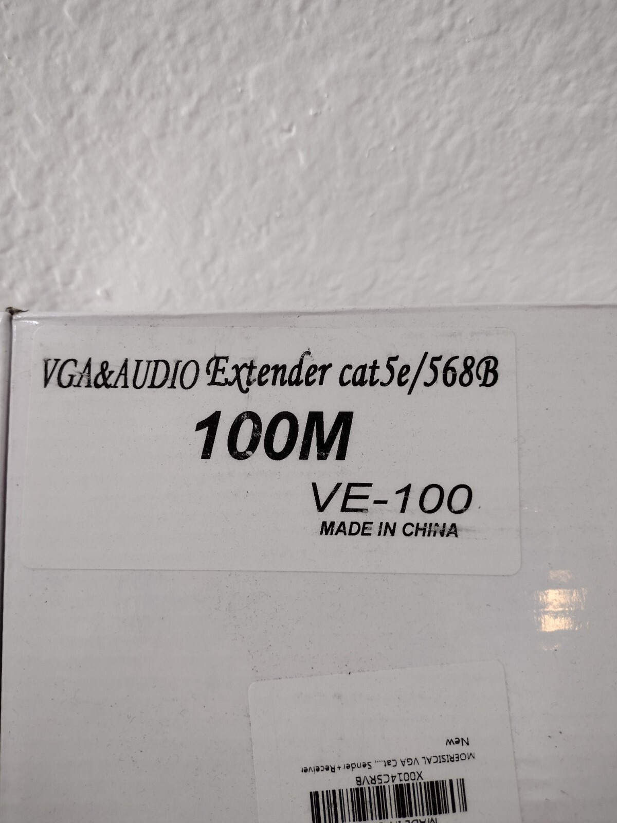 VGA & Audio Extender Cat5E/568B Receiver & Sender New
