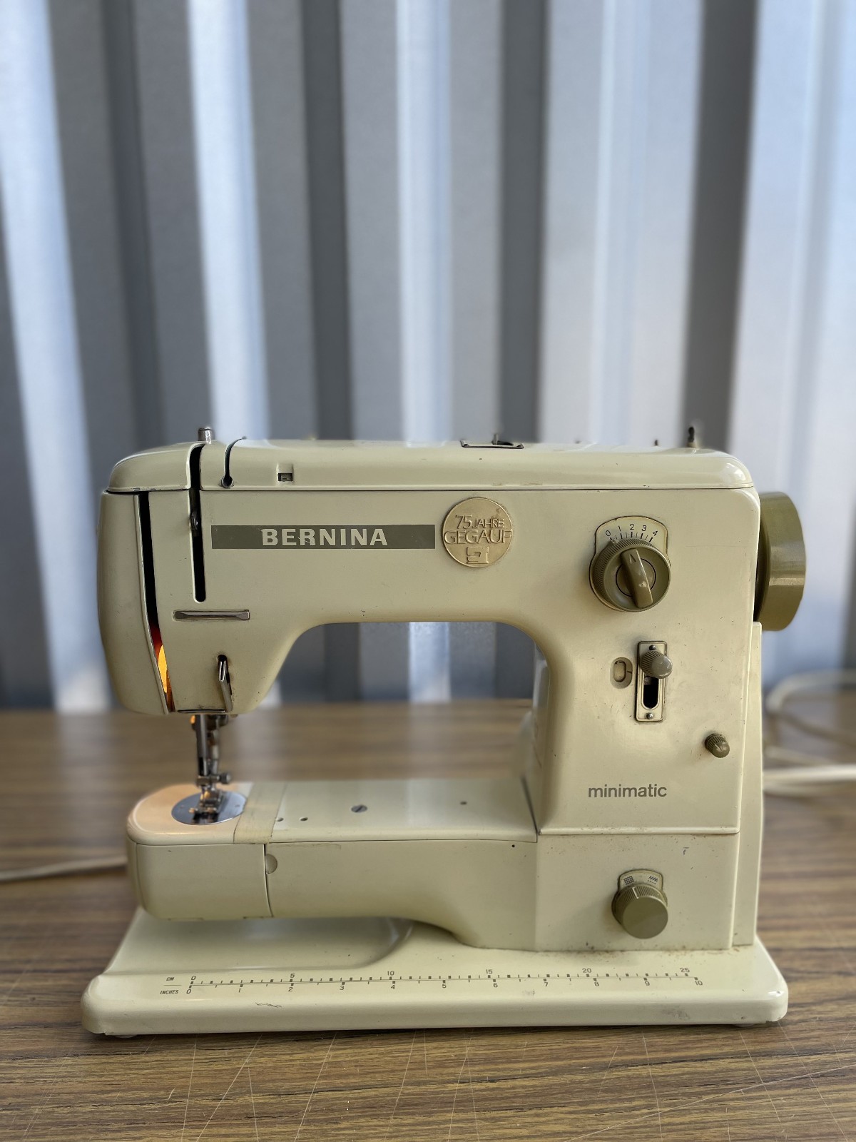 Bernina 707 Minimatic Sewing Machine W/Pedal Tested and Works