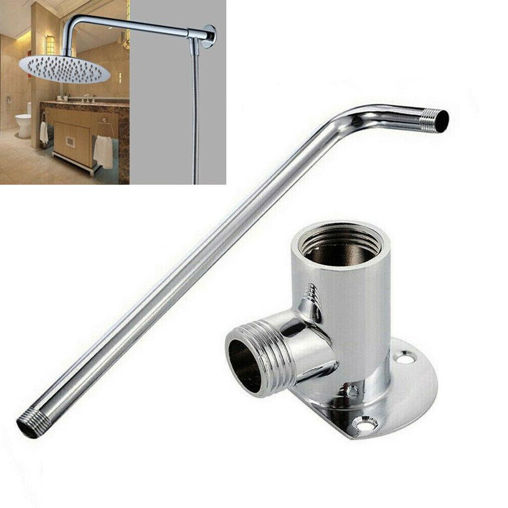 Stainless Steel Shower  Bottom Hose Wall Mounted Shower Head Extension