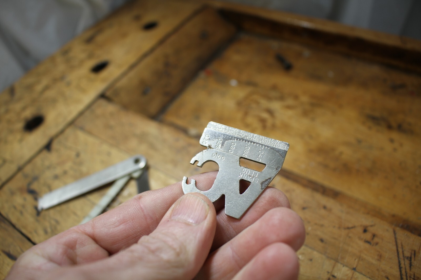 AC Spark Plug Gap Tool, vintage AUTOLITE Gap Tool