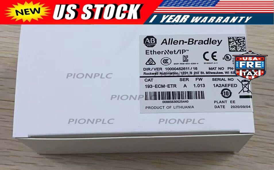 193-ECM-ETR New Factory Sealed for AB Ser A Ethernet / Ip Comm Module 193ECMETR