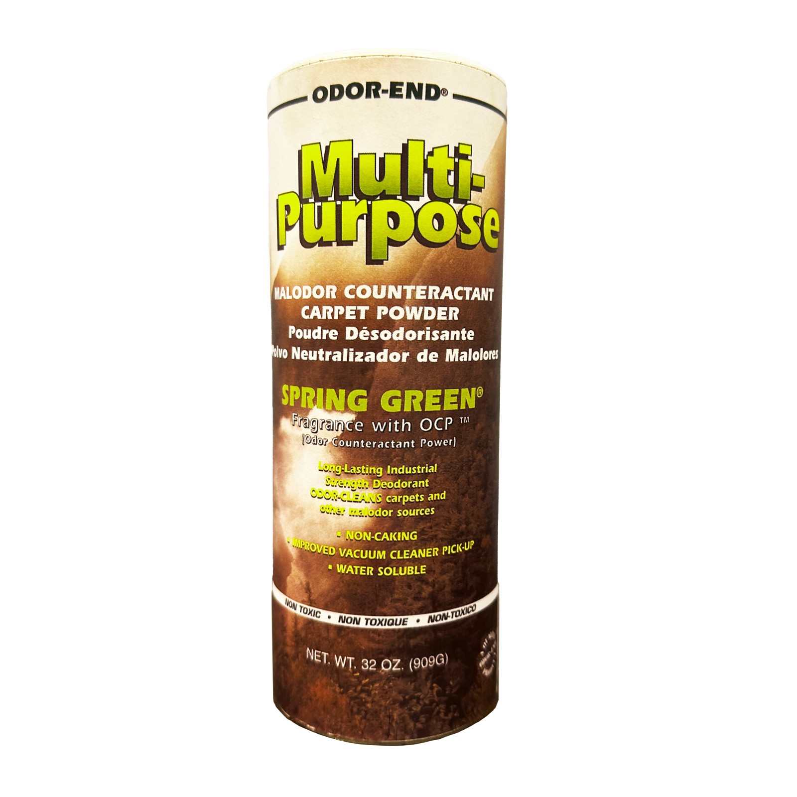 Odor-End® Multi-Purpose Powder Institutional Grade Deodorant 6 x 2lb Canisters
