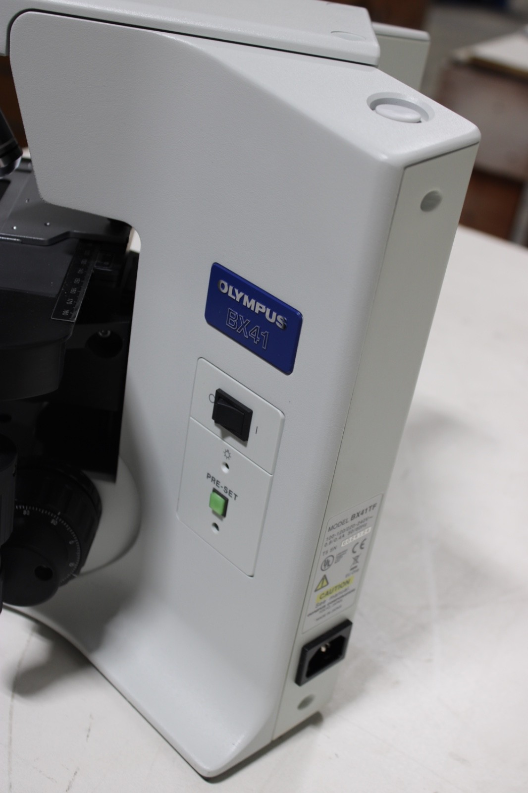 NICE Olympus BX41 Microscope with 4 Objectives