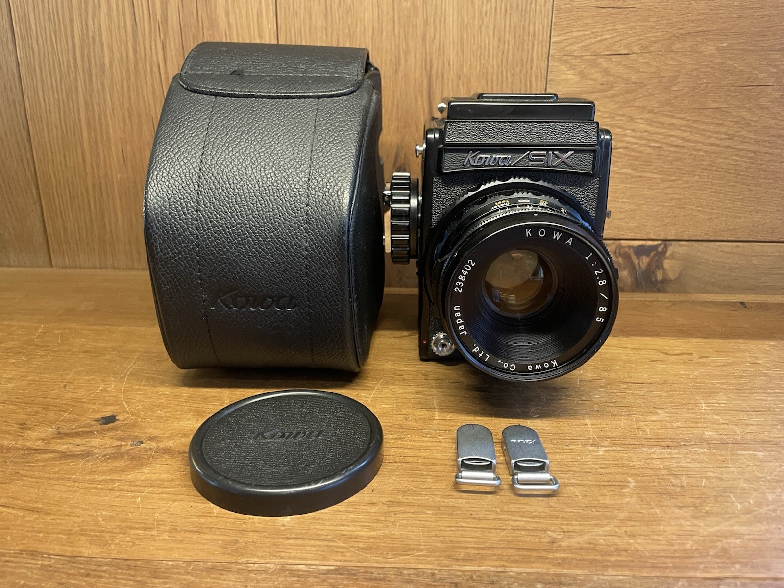 *Mint w/ Case & Lugs* KOWA SIX 6x6 Medium Format Film Camera 85mm F/2.8 Lens /JP