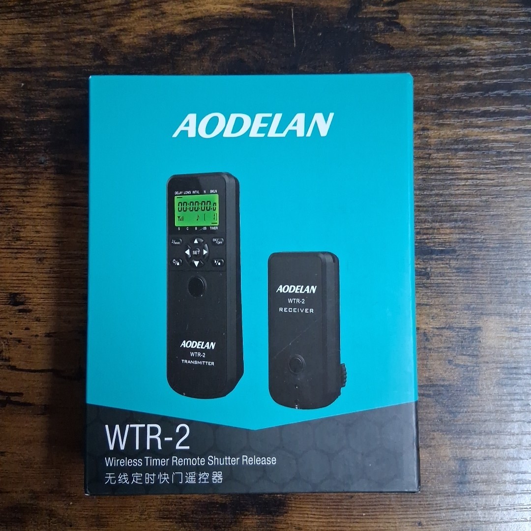 AODELAN WTR-2 Wireless Timer Remote Shutter Release For Canon