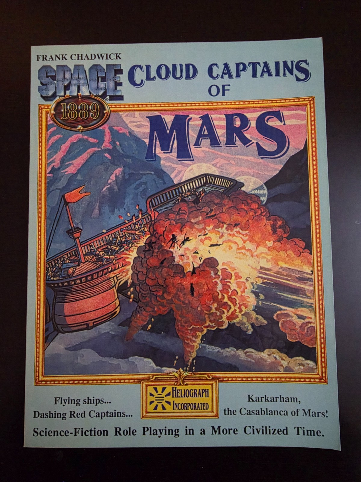 Space 1889 RPG-Cloud Captains of Mars/Conklins Atlas of the Worlds-Heliograph