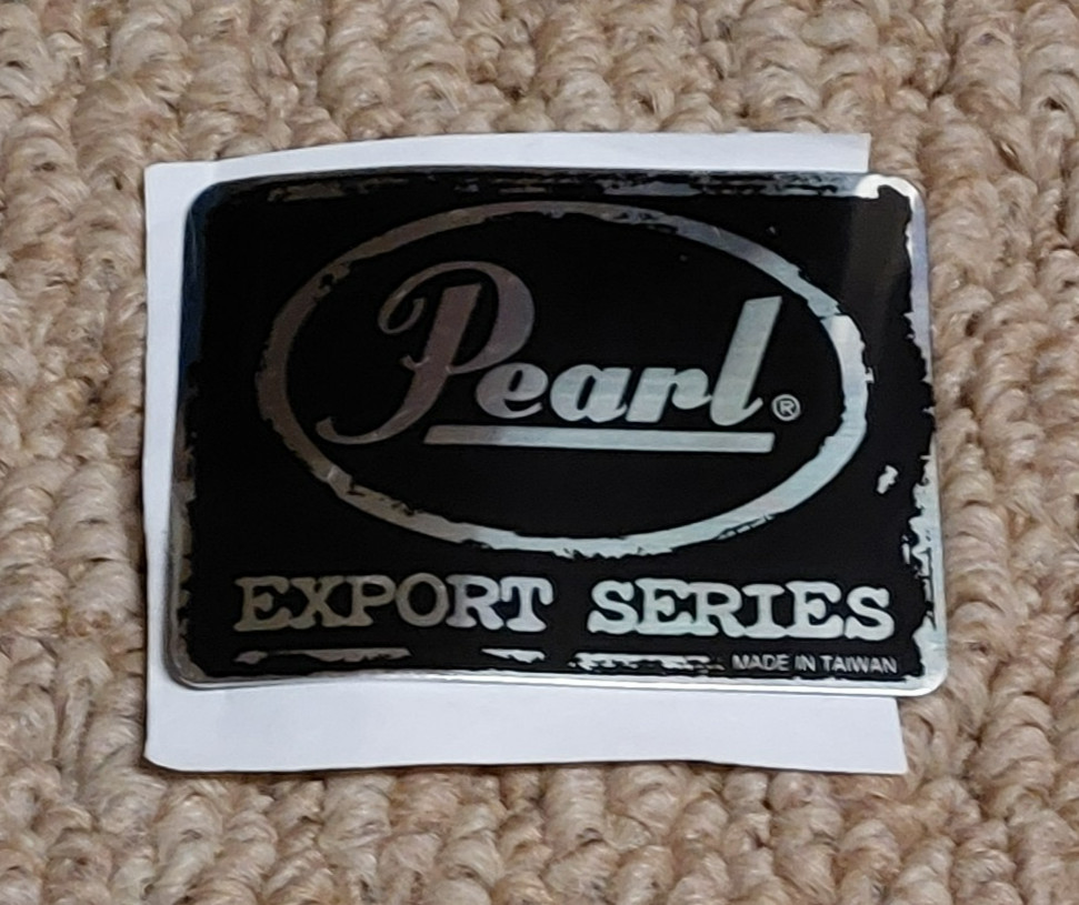 Pearl Export Series Drum Badge (562)