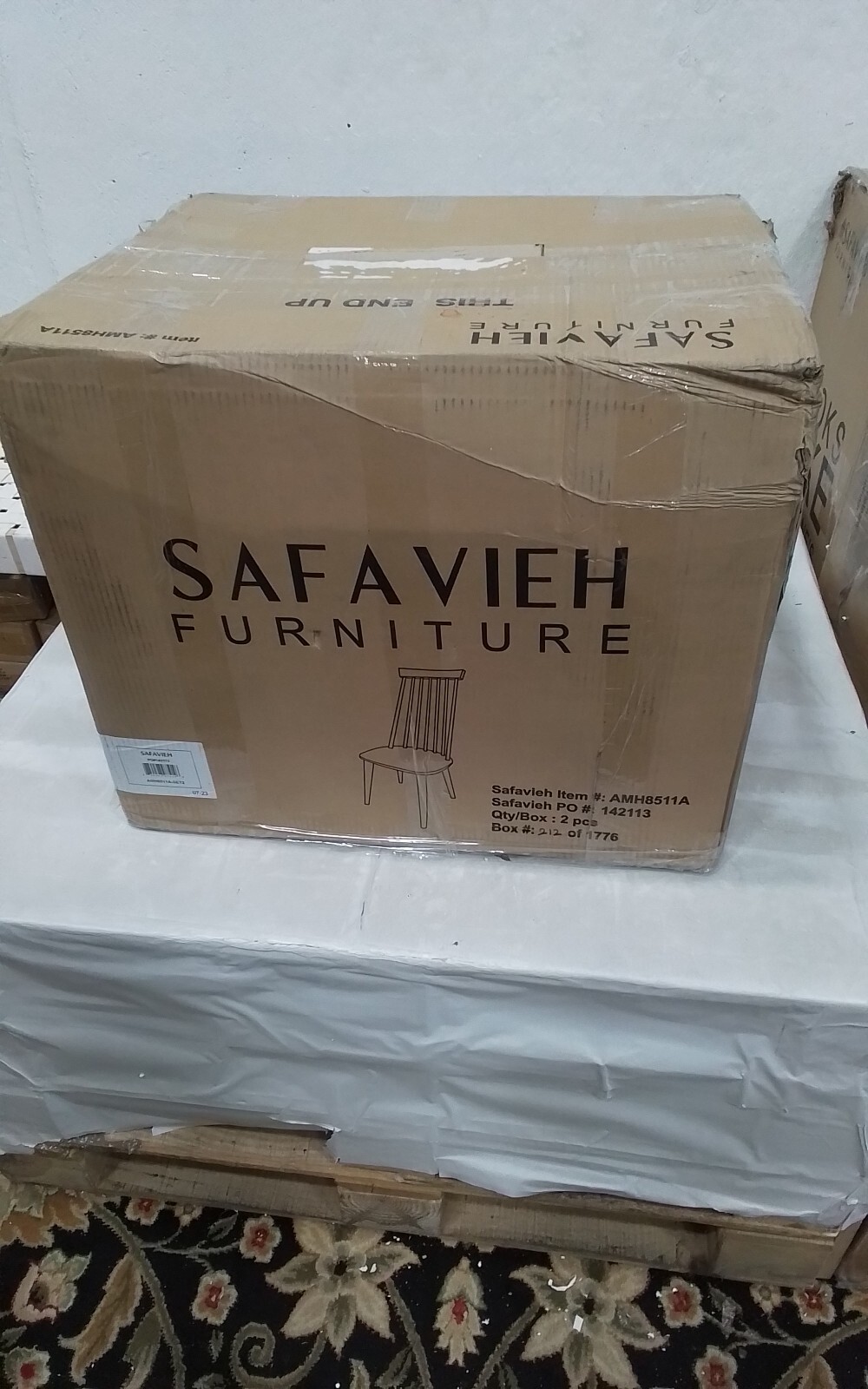 Safavieh BURRIS SIDE CHAIR, Reduced Price 2172744267 AMH8511A