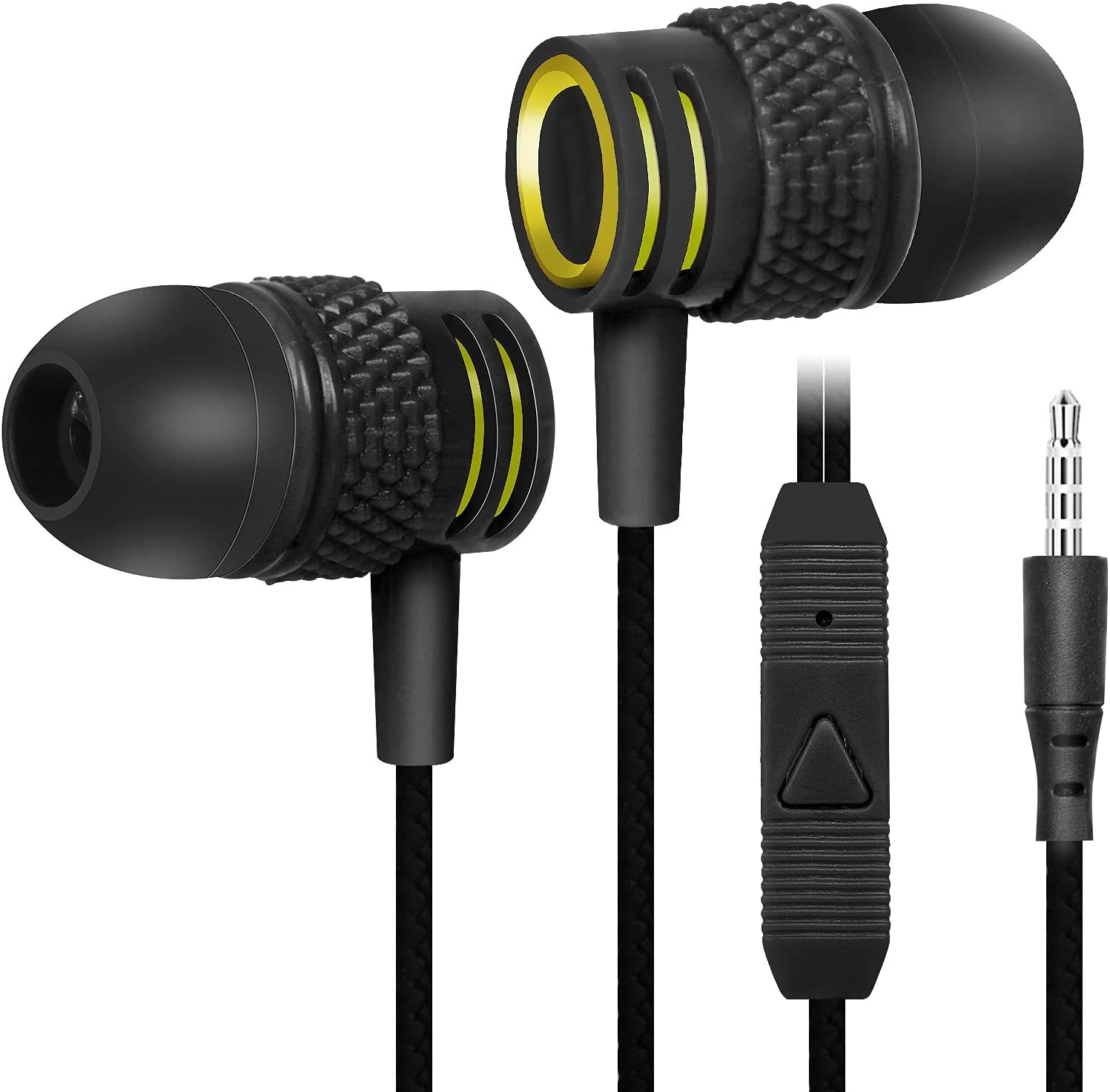 R2 Wired In-Ear Headphones with Mic for Samsung Galaxy A71 5G with Tangle