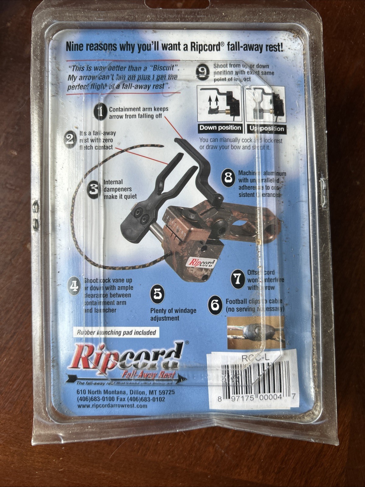 RIPCORD FALL AWAY REST