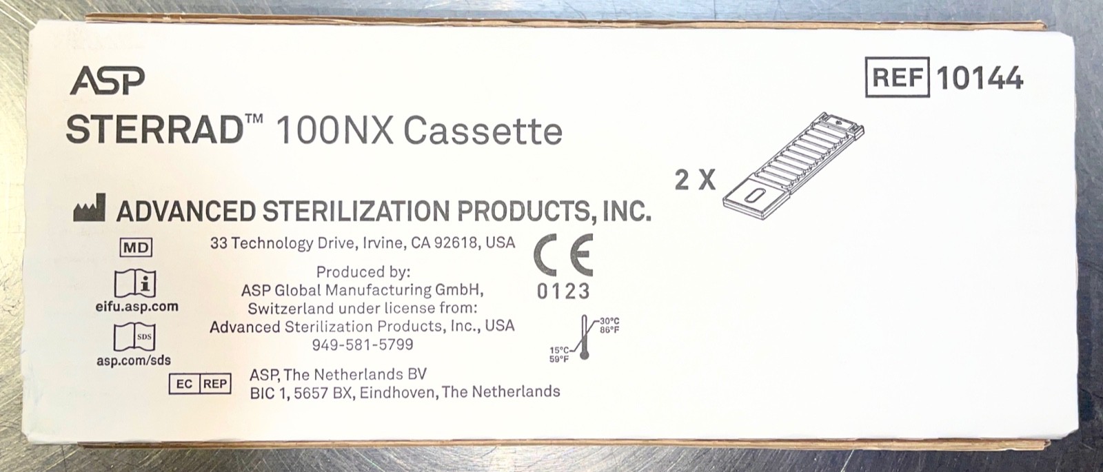 New ASP Sterrad 100NX Cassette #10144 - (x)