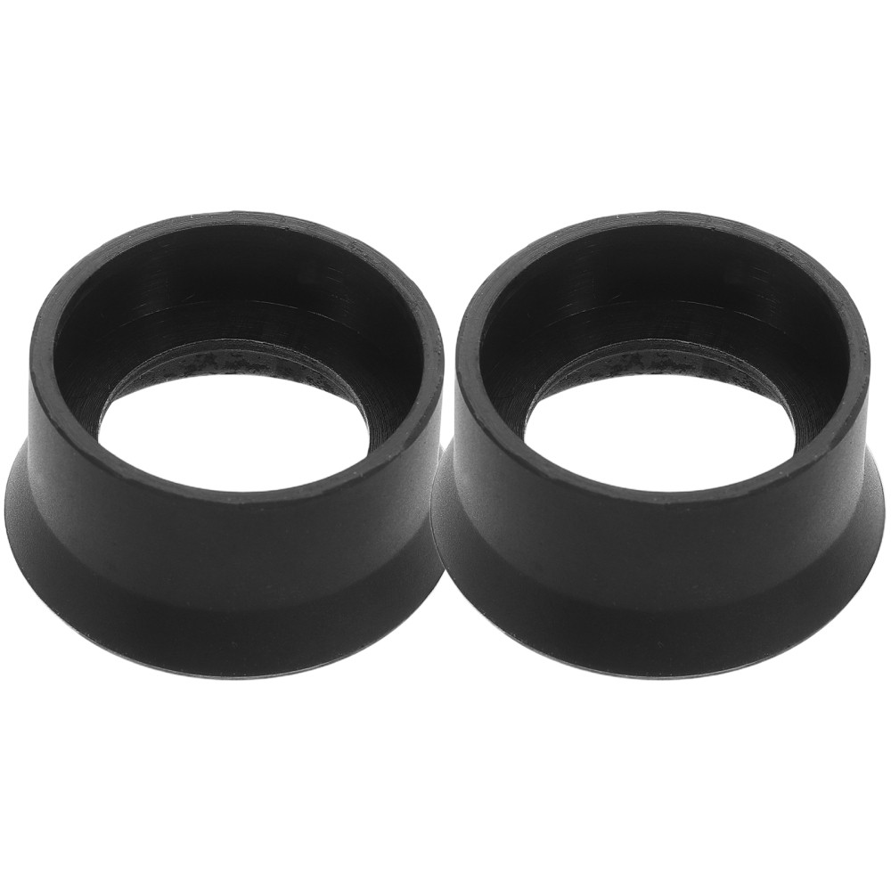 2Pcs Microscope Eyepiece Cover Binocular Cups Binoculars Rubber