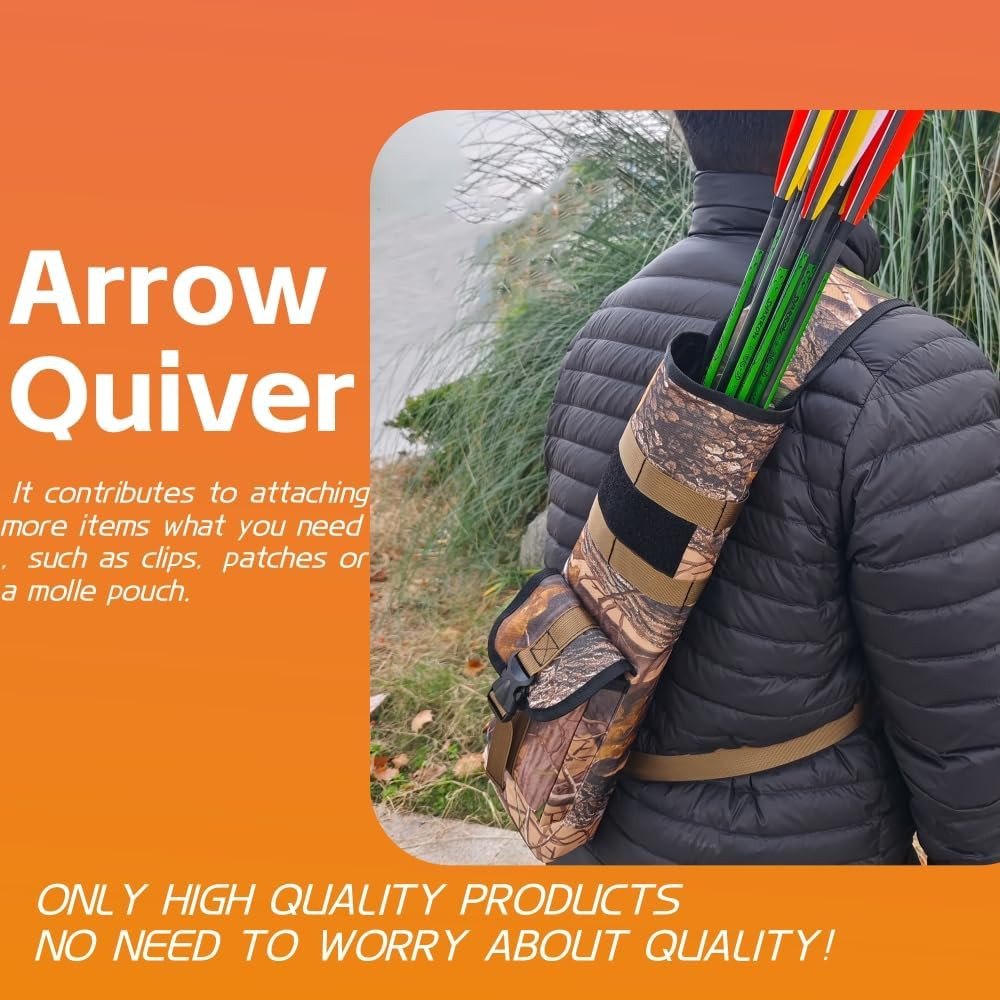 Archery Multi-Function Arrow Quiver - Portable Outdoor Storage Bag, Dedicated fo