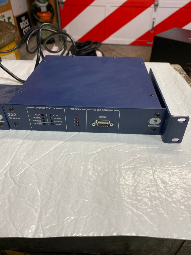 Symetrix 322 - 2 Input 2 Output Multi-Function DSP Processor With rack mount