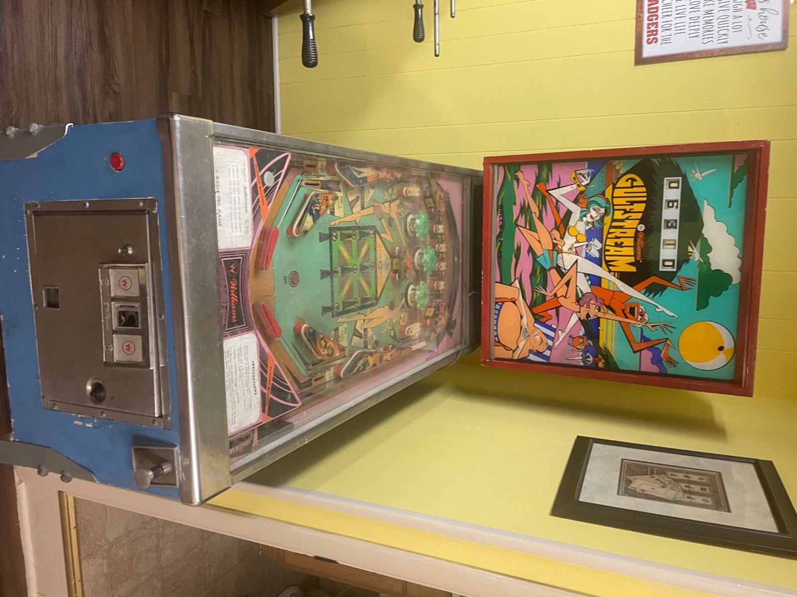 Gulf Stream pinball machines arcade style used 