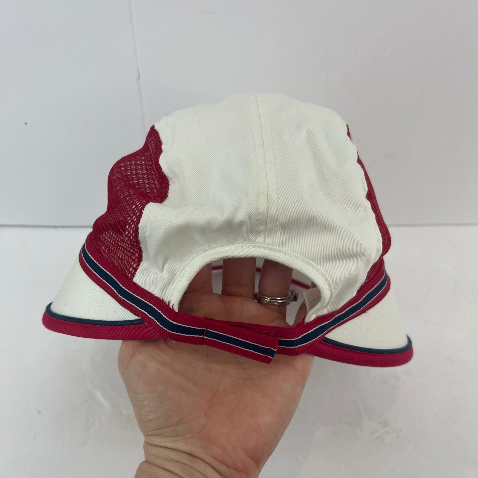 Wide Brim Bucket Hat Womens Patriotic Star Gems Nautical Coast Mesh 4th of Juiy