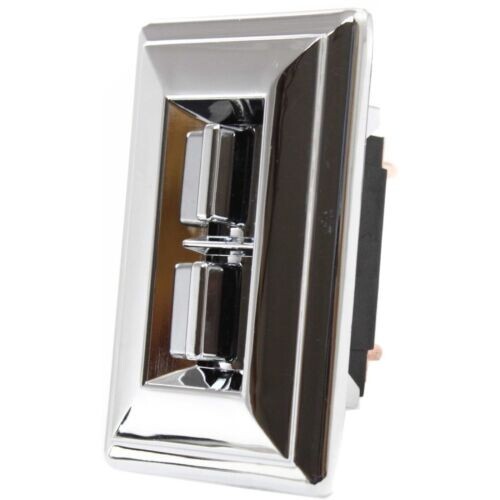 Power Window Switch With Trim for 78-90 Pickup Truck GM Chrome 2 Button 901-017