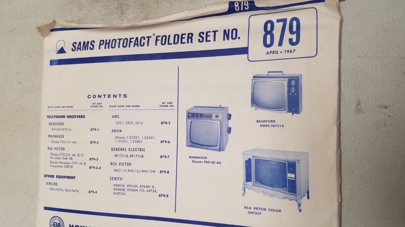 Sam's Photo Fact Set 879 4/67 Missing Folders 3 & 3A (D)