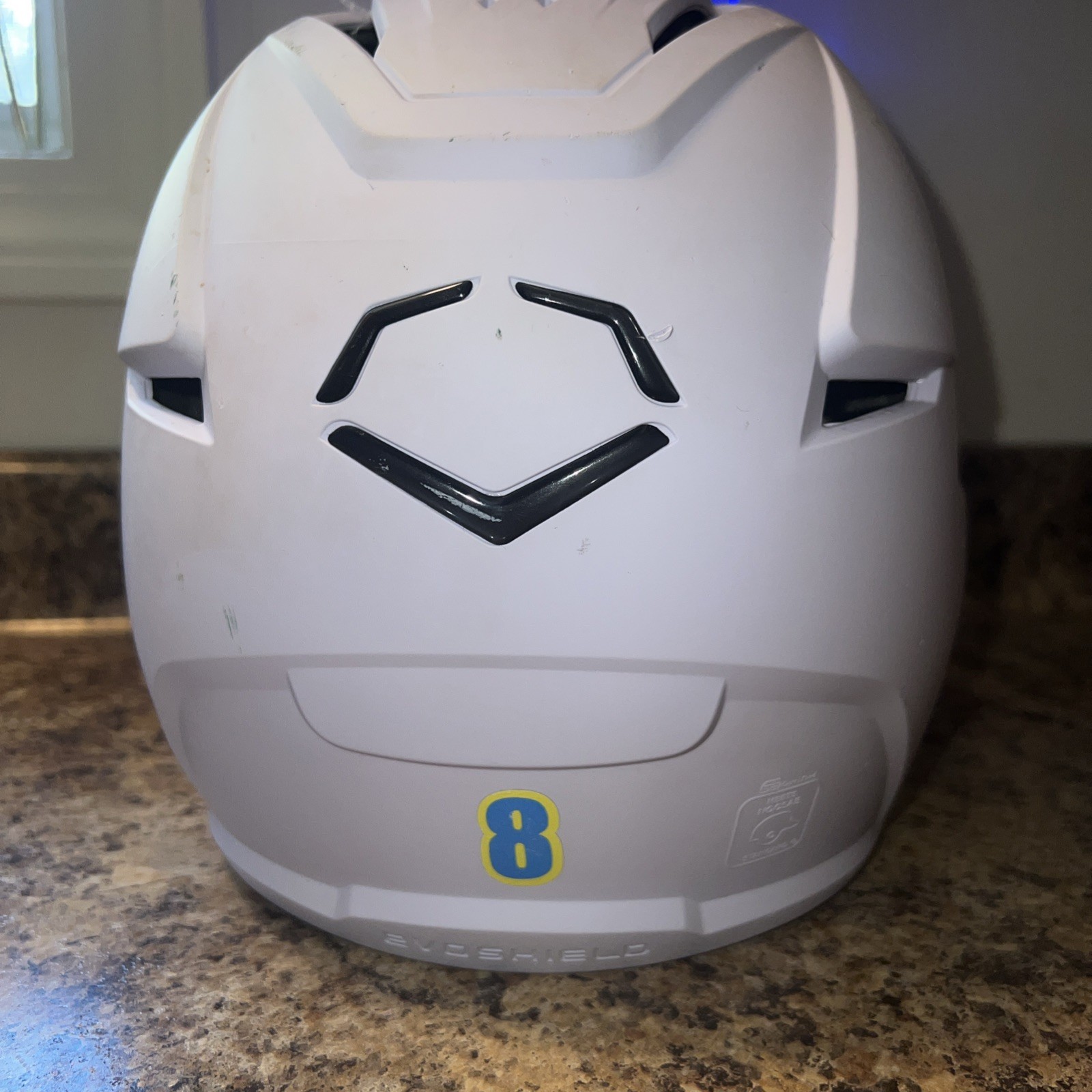 EvoShield XVT 2.0 Matte White Softball Batting Helmet Size medium large