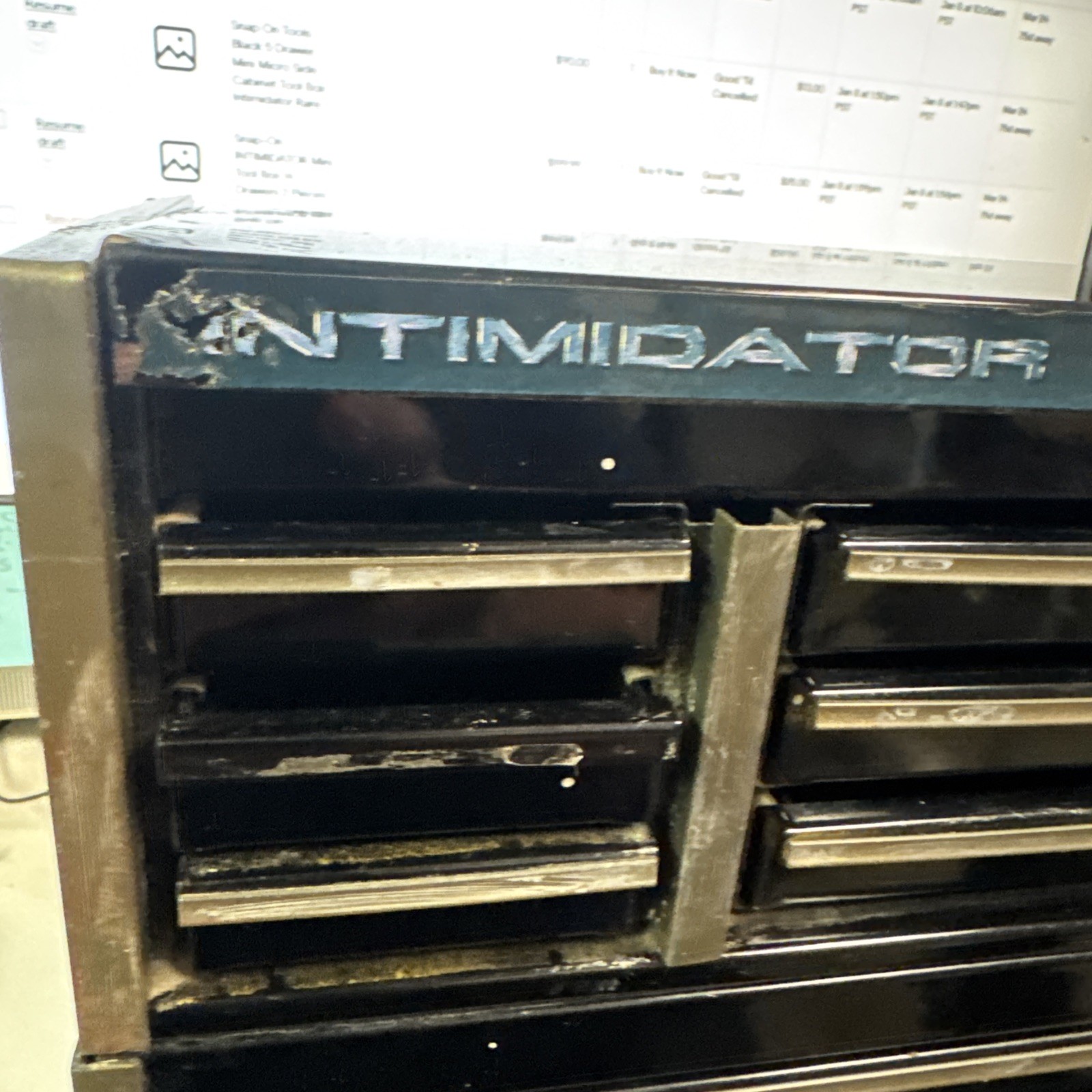 Snap-On INTIMIDATOR Mini Tool Box 14 Drawers 2 Pieces