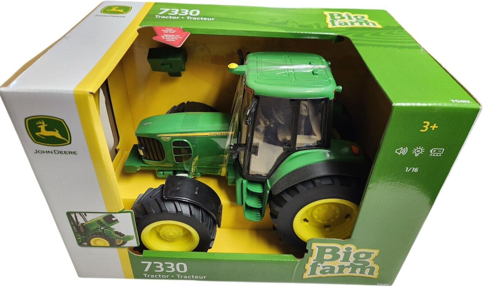 Tomy John Deere Big Farm Tractor 7330 (46096) Brand New
