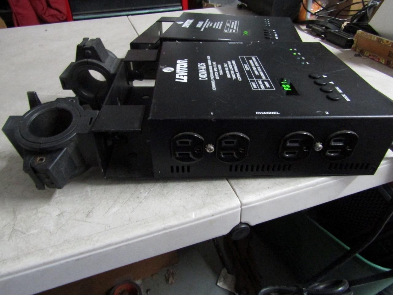 1 PAIR LEVITON Dimmers 4 Channel Programmable 5 Pin1200W Channel