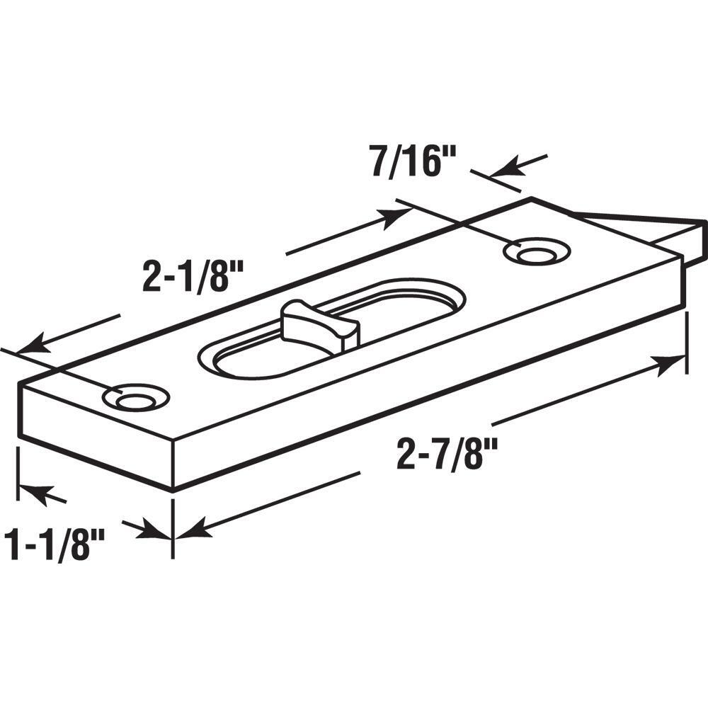 Prime Line F2627 Window Tilt Latche, White F-2627 NEW