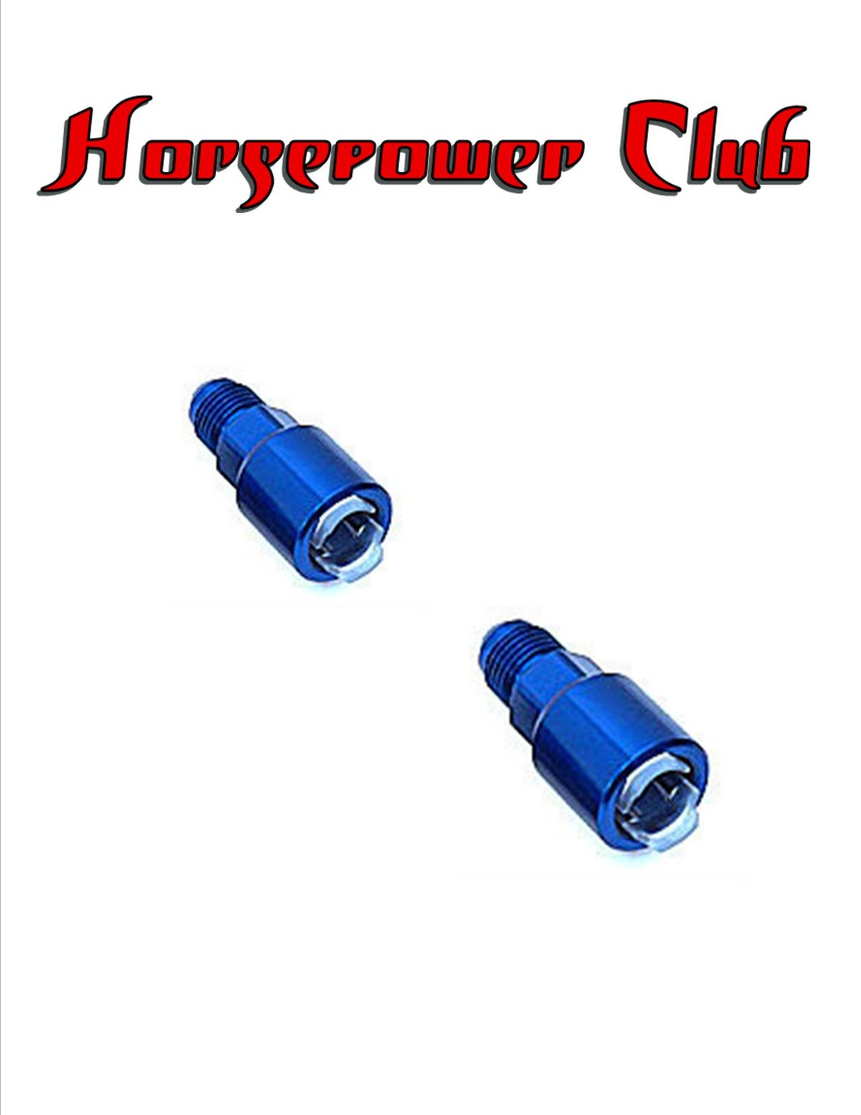 RUS Fuel Line EFI Adapter Fitting Kit -6 AN Male to 5/16" Return 3/8" Feed Line