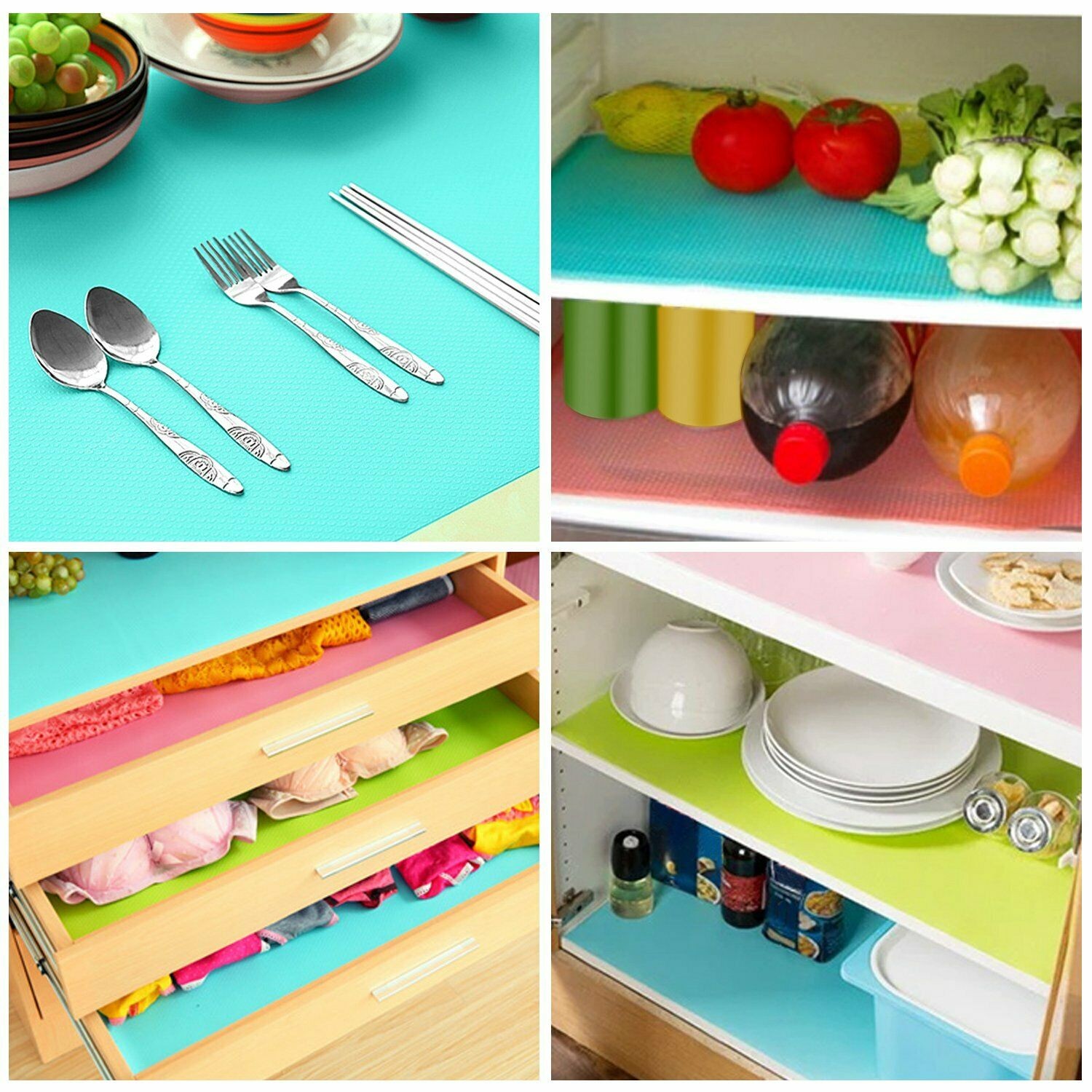 4pcs Refrigerator Mats