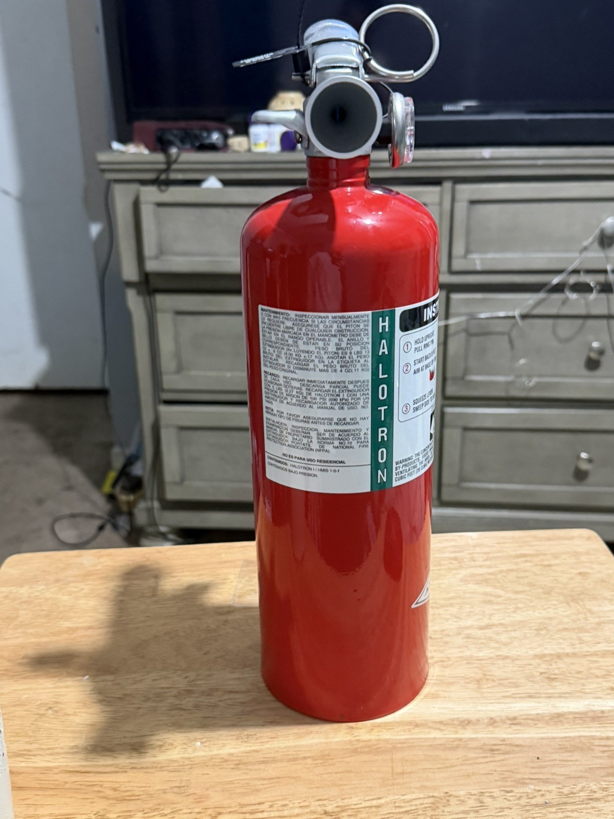 Clean Agent Fire Extinguisher -Halotron 5lb - excellent condition
