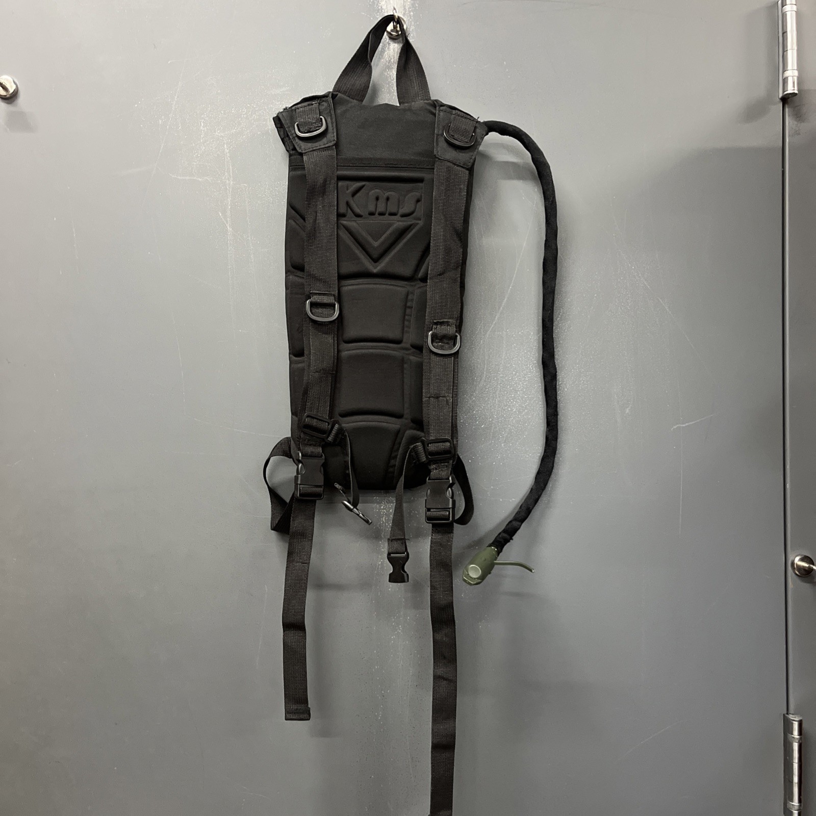 Black KMS Hydration Backpack Camping and Hiking Water Bladder
