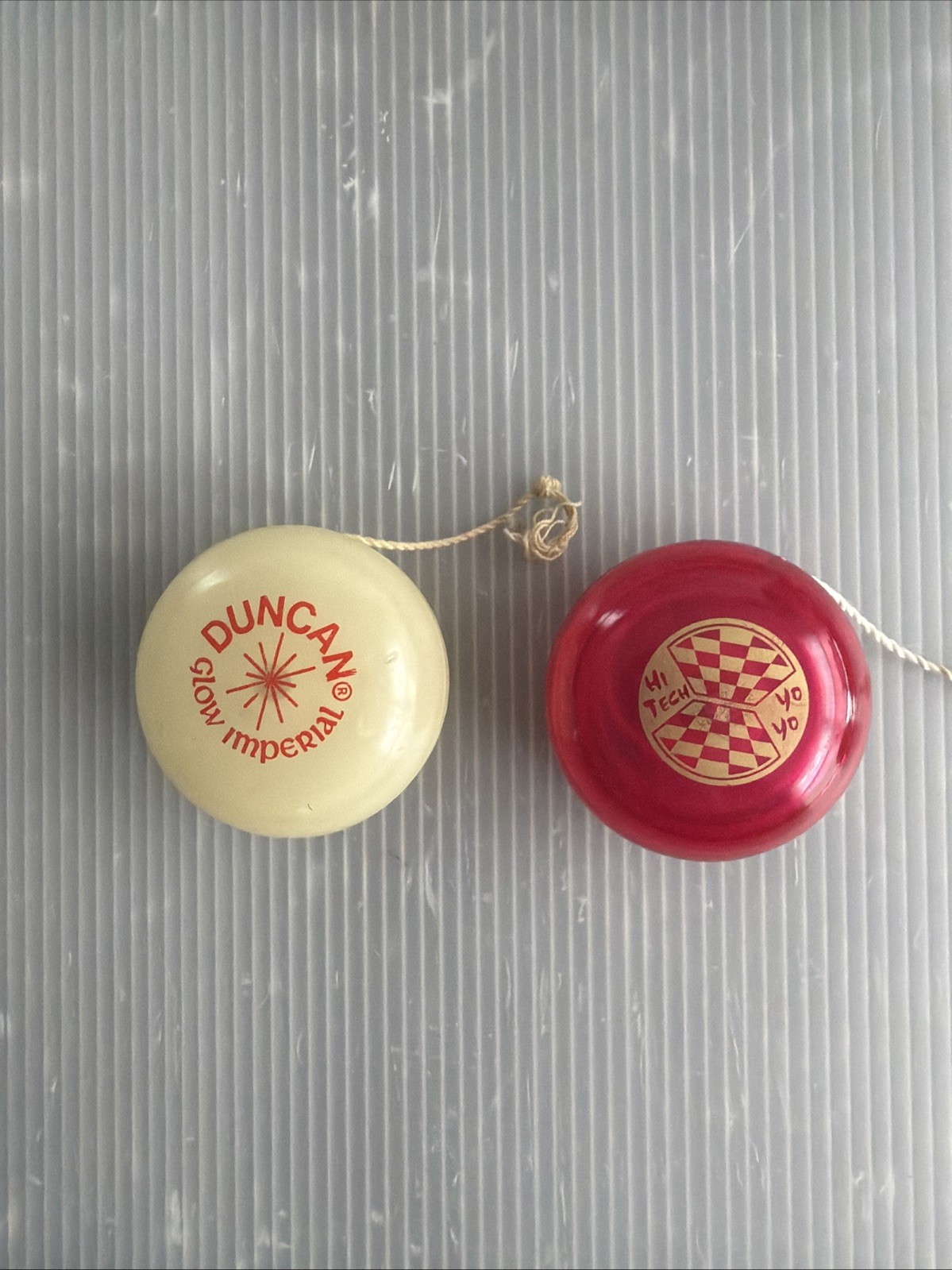 Vintage Duncan Glow Imperial Yoyo Vintage Yo-Yo Glow In Dark With Hi Tech Yo-yo