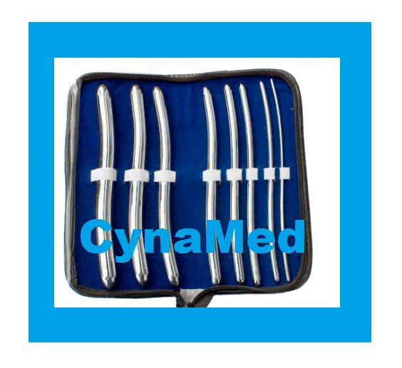 8 HEGAR DILATOR SOUNDS SET 7.5"GYNO SURGICAL INSTRUMENTS    German Stainless
