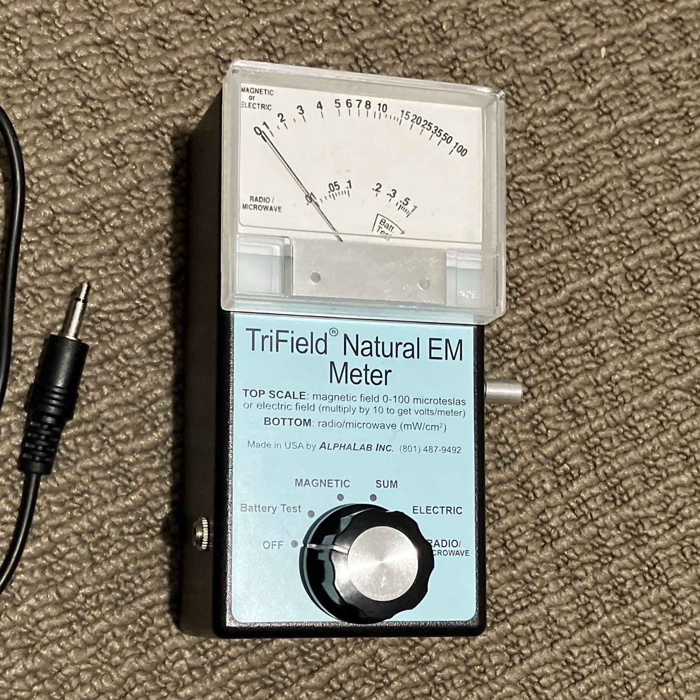TriField Natural EM model 2 with external coil ( very rare) EMF