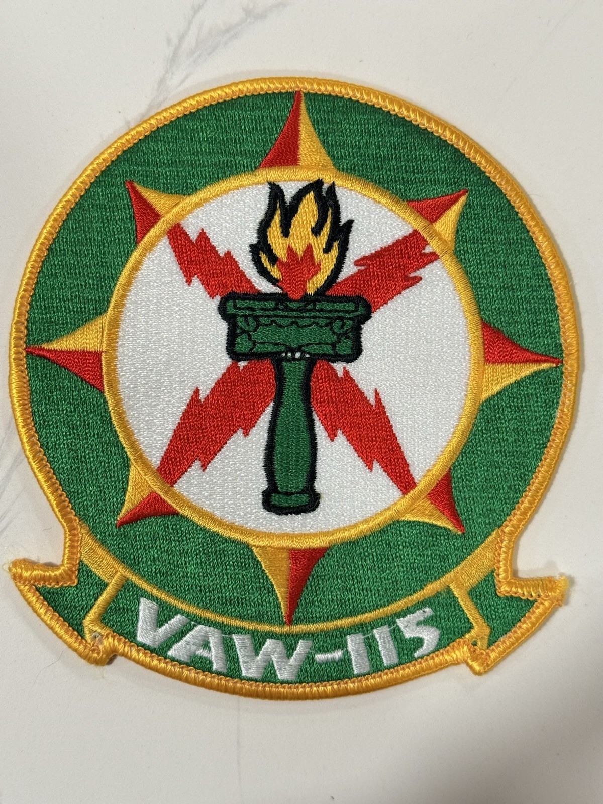 VTG US Navy Carrier Early Warning Squadron VAW-115 Liberty Bells 4.5”x5” Patch