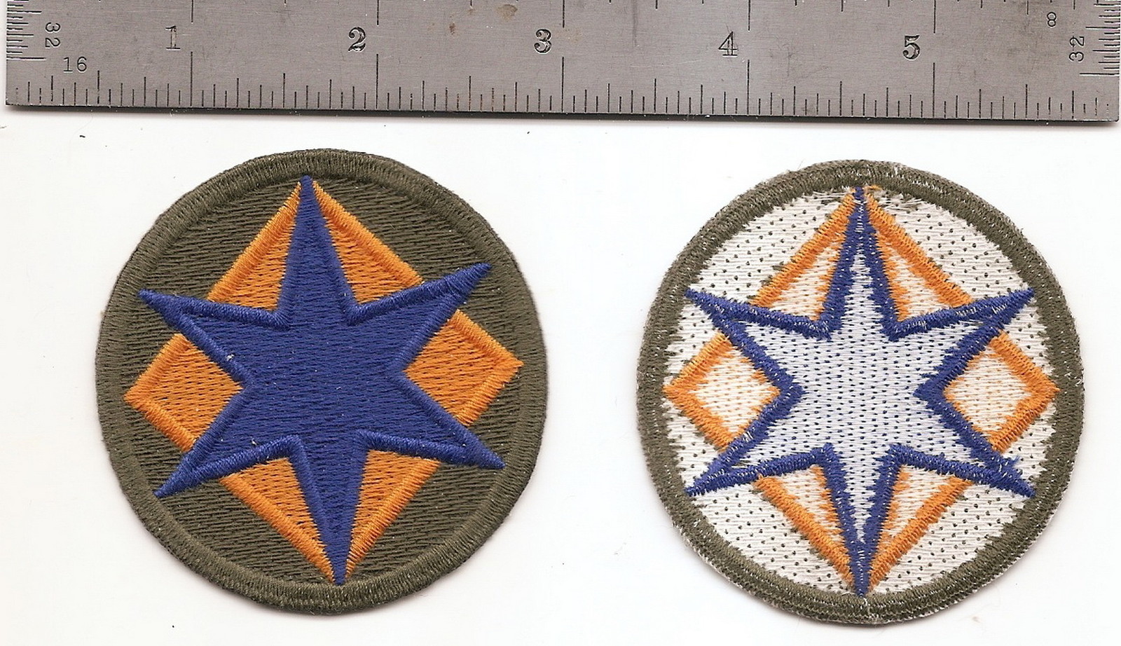 #084 US ARMY 46TH DIVISION GHOST PATCH