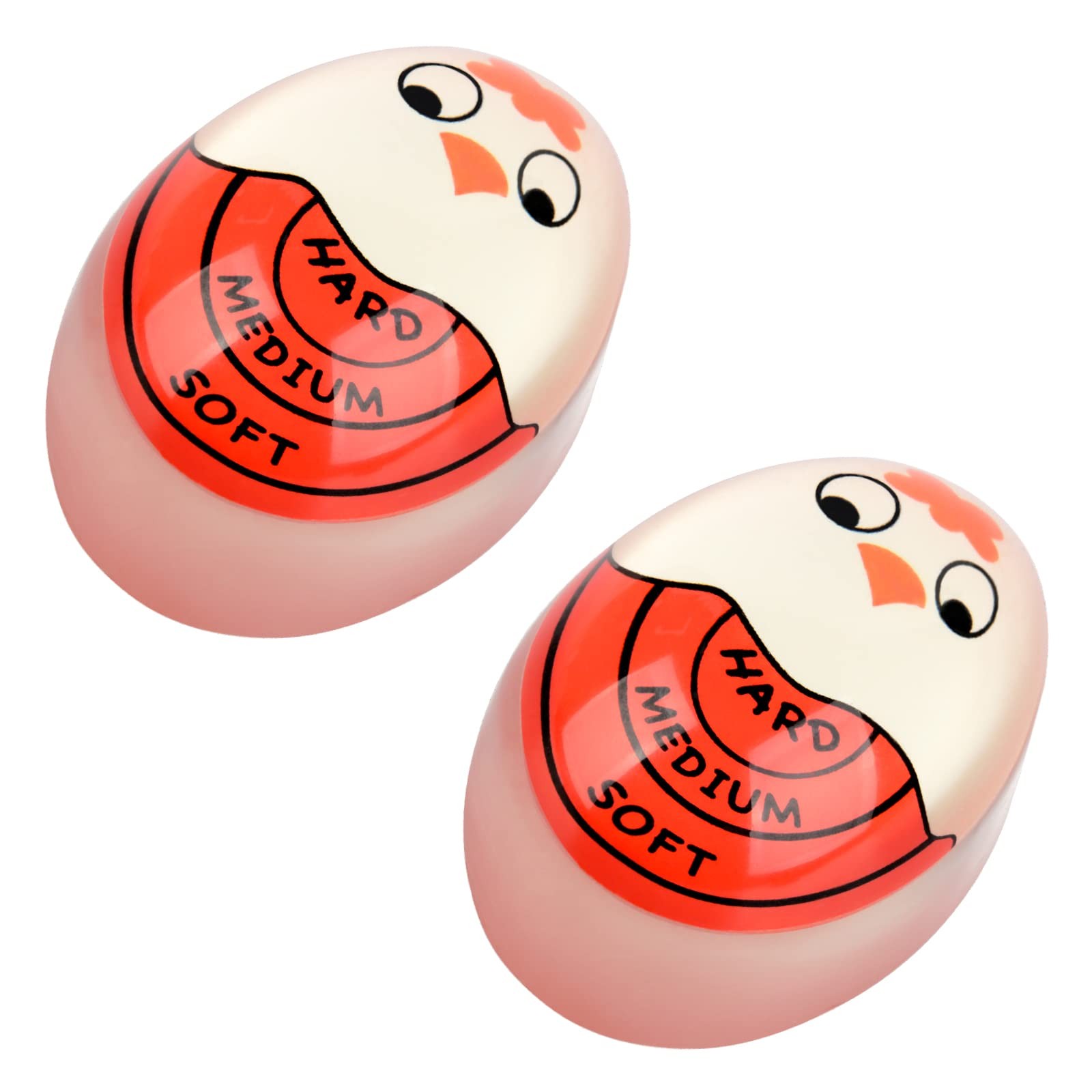 Egg Timer Sensitive Hard & Soft Boiled Color Changing Indicator Tells When Eg...