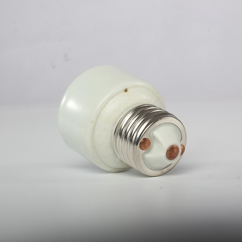 1x E26 to E26 Light Socket Porcelain Ceramic Screw Socket Lamp Holder Bulb Base